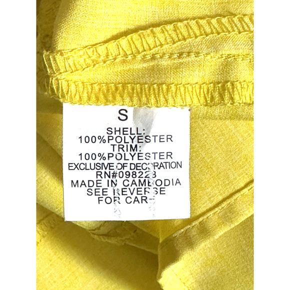 Men’s Magellan Button Down Shirt Size S Yellow Outdoor Shirt - Picture 15 of 16